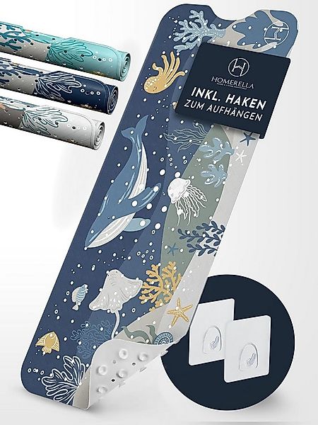 Homerella Badematte rutschfest Kinder - 100% BPA frei Inkl. 2 Haken zum Auf günstig online kaufen