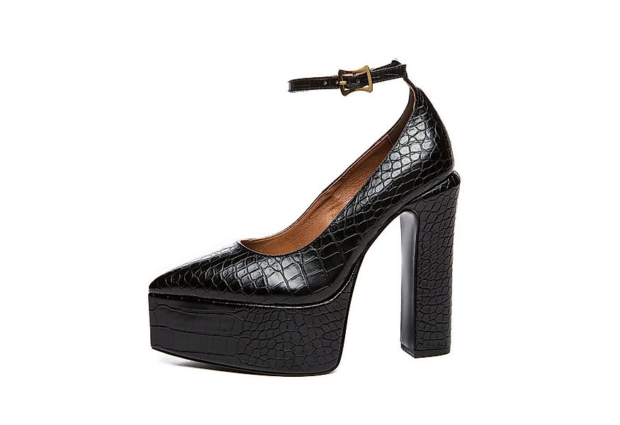 Giaro STYLET Plateaupumps 14 cm Absatzhöhe, 4 cm Plateau, veganes Leder günstig online kaufen