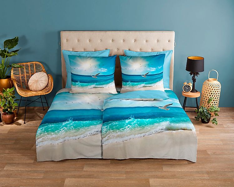good morning Wendebettwäsche "Sealife" 2 Stk. 100% Baumwolle, 135x200, Reiß günstig online kaufen