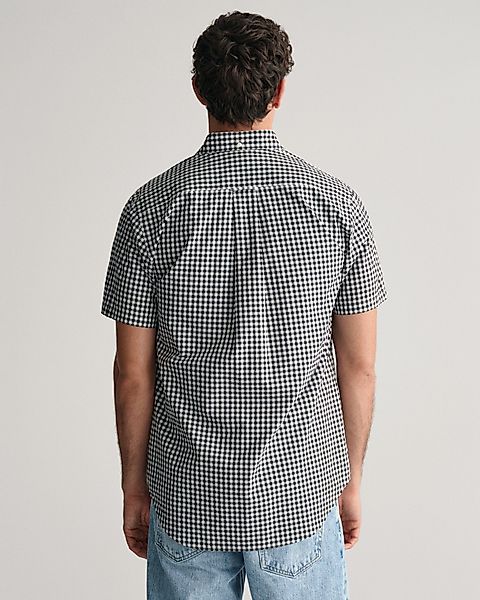 Gant Kurzarmhemd Regular Fit Gingham Popeline günstig online kaufen