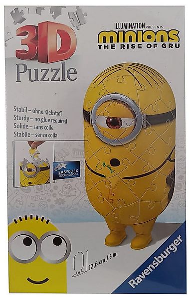 Ravensburger 3D-Puzzle Ravensburger Minions Stuart 3D-Puzzle The Rise of Gr günstig online kaufen