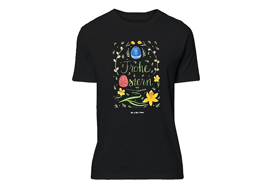 Mr. & Mrs. Panda T-Shirt Frohe Ostern - Schwarz - Geschenk, Osterhase, Frau günstig online kaufen
