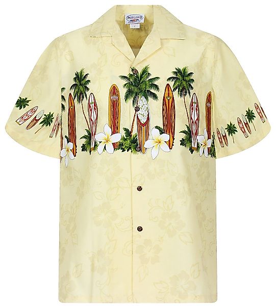 Pacific Legend Hawaiihemd Surfbretter Brustdruck Original günstig online kaufen