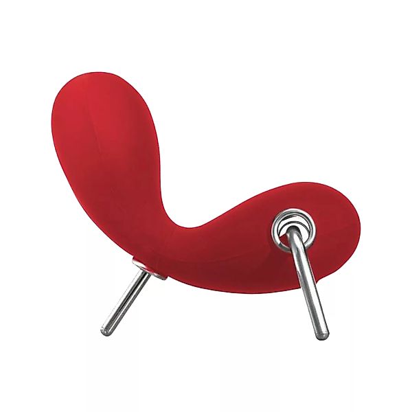 Cappellini - Embryo Chair Sessel - rot/Bezug aus elastischem Stoff/BxHxT 80 günstig online kaufen