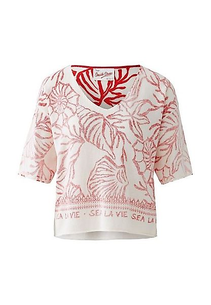 Oui Rundhalspullover Pullover 100% Baumwolle günstig online kaufen