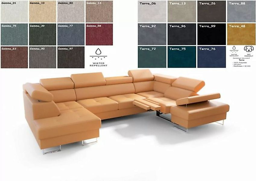 Möbel für Dich Wohnlandschaft XXL Ecksofa Galayx Max2 Relax, mit Relaxfunkt günstig online kaufen