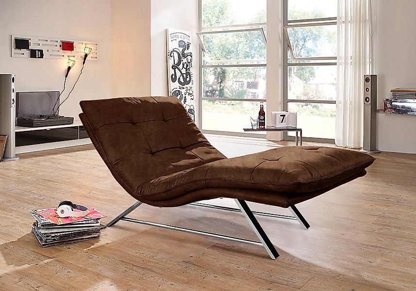 W.SCHILLIG Relaxliege »daily dreams« in Waffelkissen-Optik, wahlweise mit M günstig online kaufen