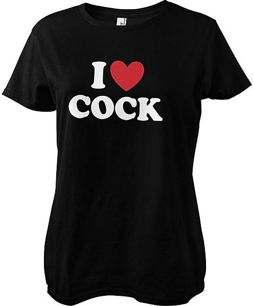 Hybris T-Shirt I Love Cock Girly Tee günstig online kaufen