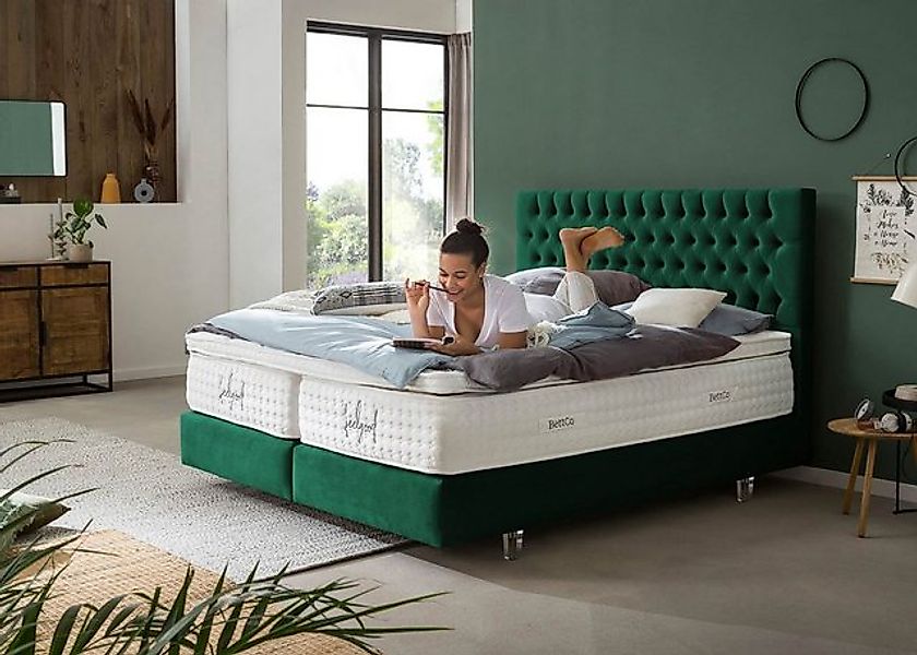 BettCo Boxspringbett Vegas (7-St., 200 x 200 cm), Chesterfield Design, Topp günstig online kaufen