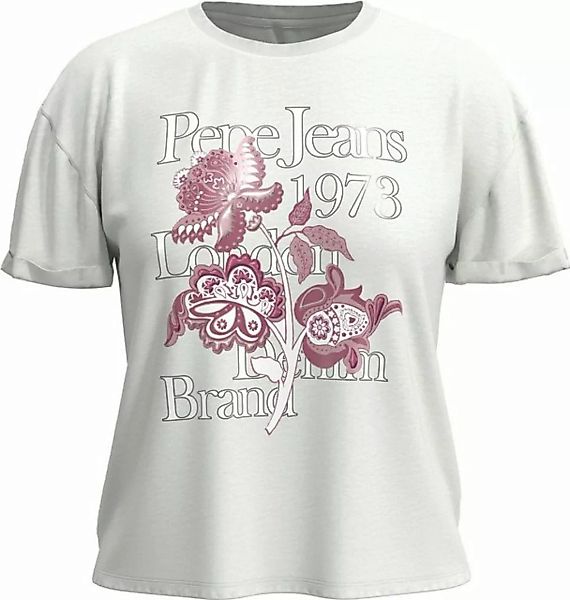 Pepe Jeans Rundhalsshirt LETTY mit floralem Print günstig online kaufen