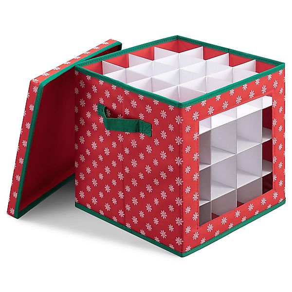 Navaris Aufbewahrungsbox Aufbewahrungsbox für Weihnachtskugeln - günstig online kaufen
