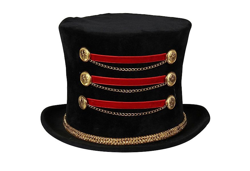thetru Kostüm Zylinder 'Magic Circus', Schwarz Rot günstig online kaufen