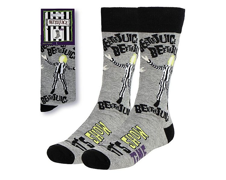 Cerda Socken Beetlejuice Socken Erwachsene 38-45 Baumwolle Bequeme Strümpfe günstig online kaufen