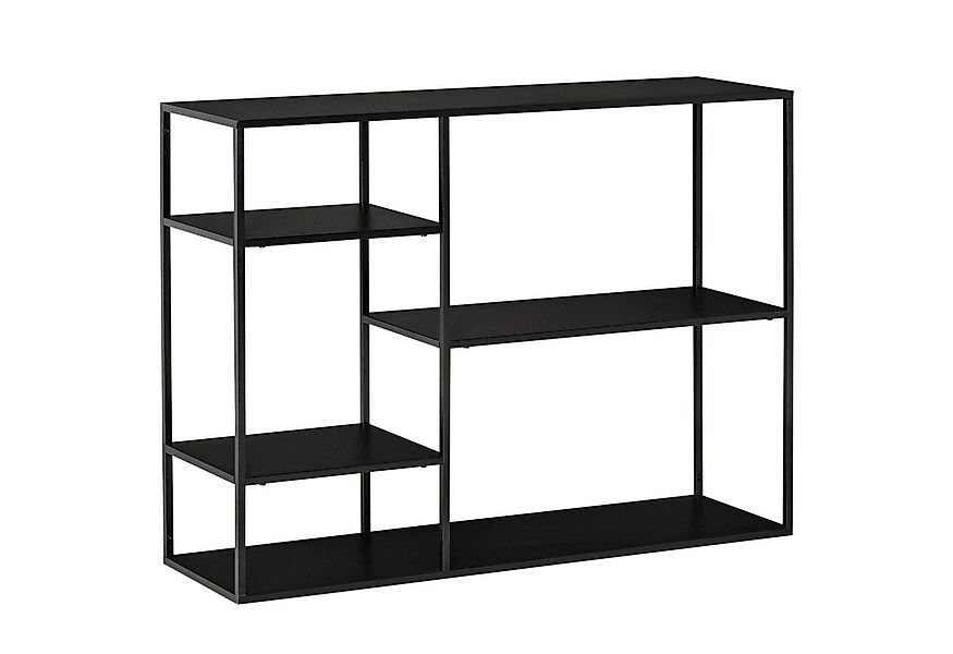 HOMCOM Standregal Bücherregal Lagerregal Aktenregal mit 5 offenen Fächern, günstig online kaufen