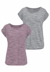 Beachtime Kurzarmshirt mit Struktureffekt (2er-Pack) aus günstig online kaufen