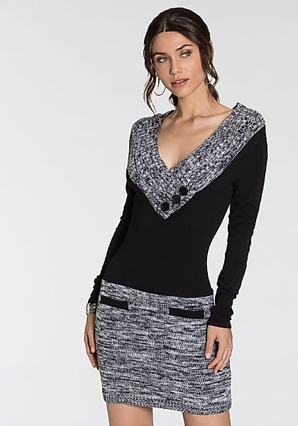 Melrose Strickkleid eleganter Anlass, kurzes Kleid, günstig online kaufen