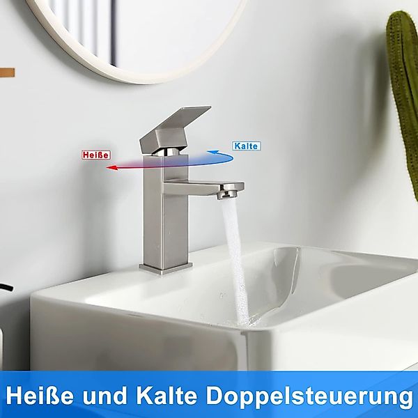Nettlife Spültischarmatur Heiß- und Kaltwasserhahn Höhe günstig online kaufen