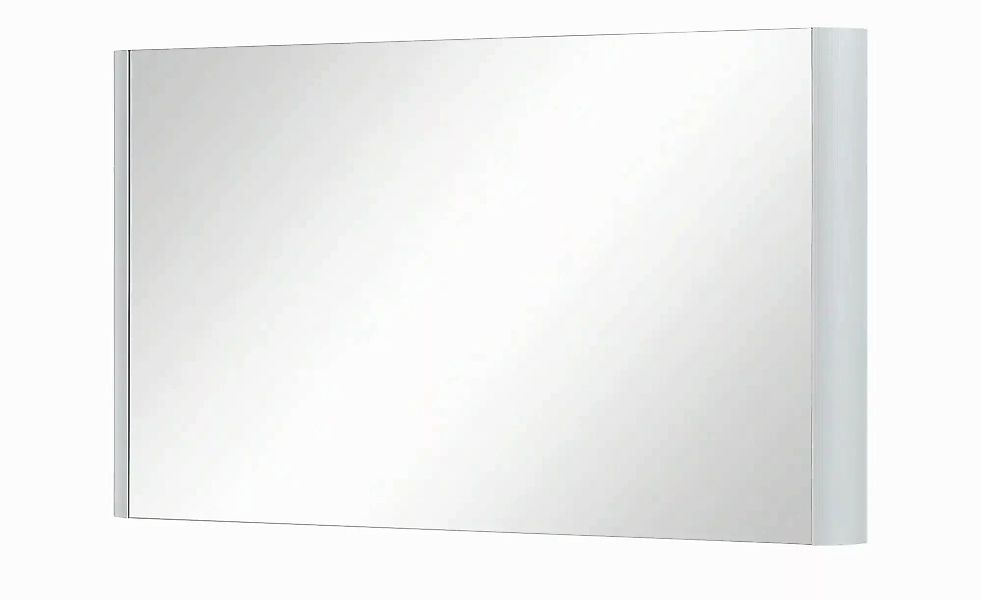 Spiegel 95 x 56 cm Juno ¦ silber ¦ Glas,Aluminium,Holzwerkstoff ¦ Maße (cm) günstig online kaufen