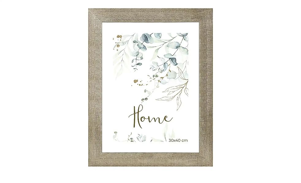 Bilderrahmen 30x40 cm  Leeds ¦ silber ¦ Massivholz ¦ Maße (cm): B: 37 H: 47 günstig online kaufen