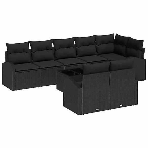 vidaXL Gartensofa-set 9-Tlg Poly-Rattan 3346103 günstig online kaufen
