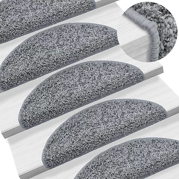 Vidaxl Stufenmatten 10 Stk. 65x25 Cm Grau günstig online kaufen