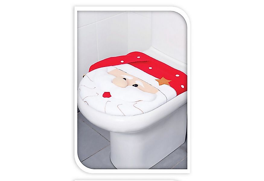 Annastore WC-Deckelbezug Lustiger WC Sitzbezug Nikolaus für Weihnachten Toi günstig online kaufen