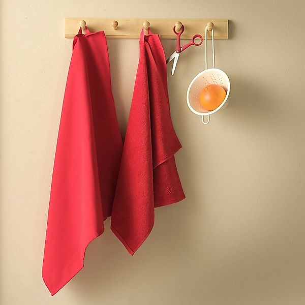 DDDDD Geschirrtuch "Küchenhandtuch Logo, aus 100% Baumwolle, 50x55 cm" Küch günstig online kaufen