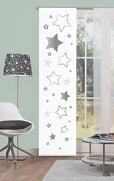 HOME WOHNIDEEN Schiebegardine 87905 Schiebegardine STARS, günstig online kaufen