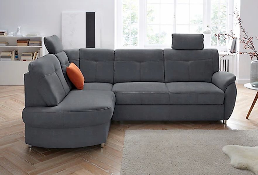 sit&more Ecksofa "Sonoma L-Form", wahlweise mit Bettfunktion und Bettkasten günstig online kaufen