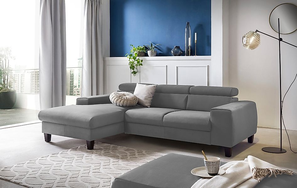 COTTA Ecksofa Morven L-Form mit Kopfteilverstellung, günstig online kaufen