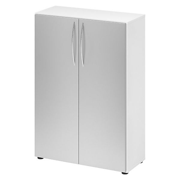 bümö Aktenschrank basic Aktenschrank Dekor: Weiß/Silber günstig online kaufen