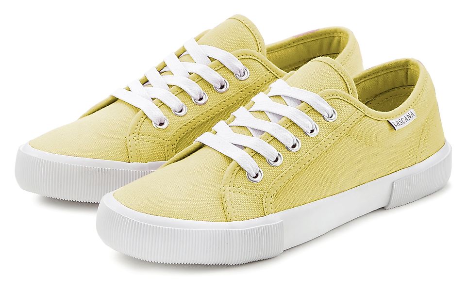 LASCANA Sneaker aus Textil, Schnürhalbschuh, Freizeitschuh günstig online kaufen