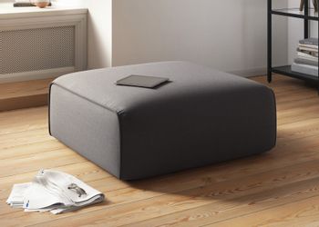 RAUM.ID Polsterhocker "Merid Sitzhocker, Maße B/T/H: 97/97/43 cm" als Modul günstig online kaufen
