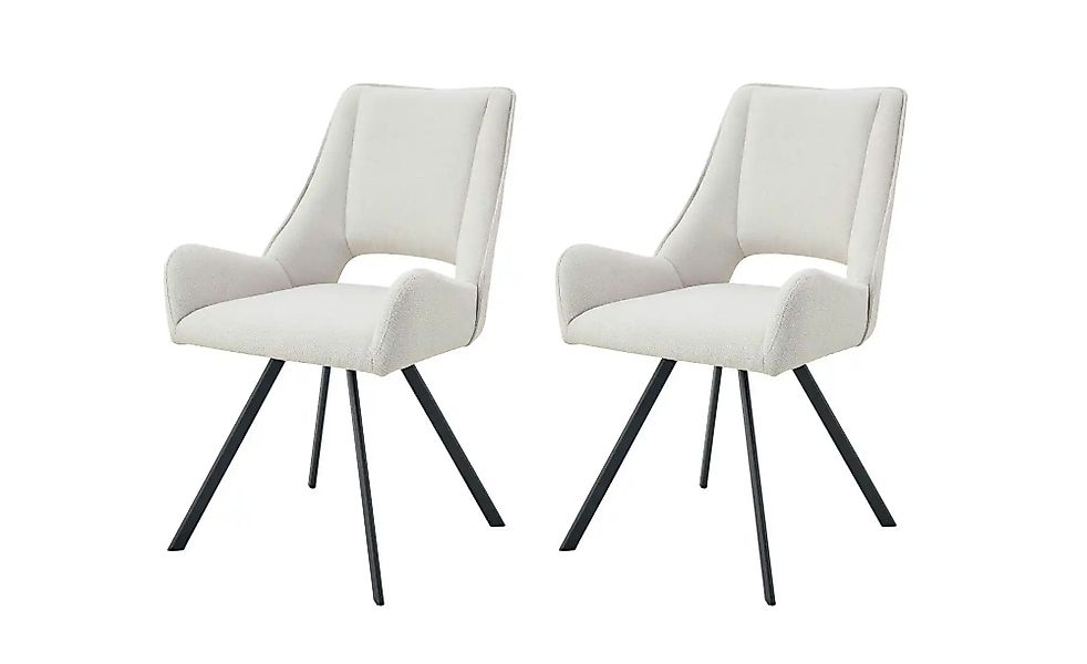 Stuhl 2er Set   ¦ creme ¦ Maße (cm): B: 56 H: 91 Stühle > Rattanstühle - Hö günstig online kaufen