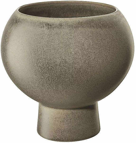 ASA Vasen Vase/ Übertopf stone Ø19,5 cm (grau) günstig online kaufen