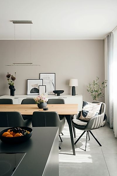 Musterring Esszimmerstuhl "Tavia", (Set), 2 St., Echtleder, Stativgestell E günstig online kaufen
