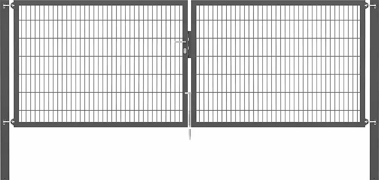 Alberts Zaundoppeltür "Flexo Plus" anthrazit, verschiedene Abmessungen günstig online kaufen