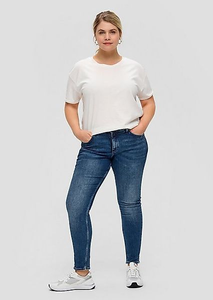 QS 5-Pocket-Jeans Jeans / Mid Rise / Skinny Leg Waschung günstig online kaufen