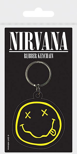 Schlüsselanhänger Nirvana - Keyring - Smiley günstig online kaufen
