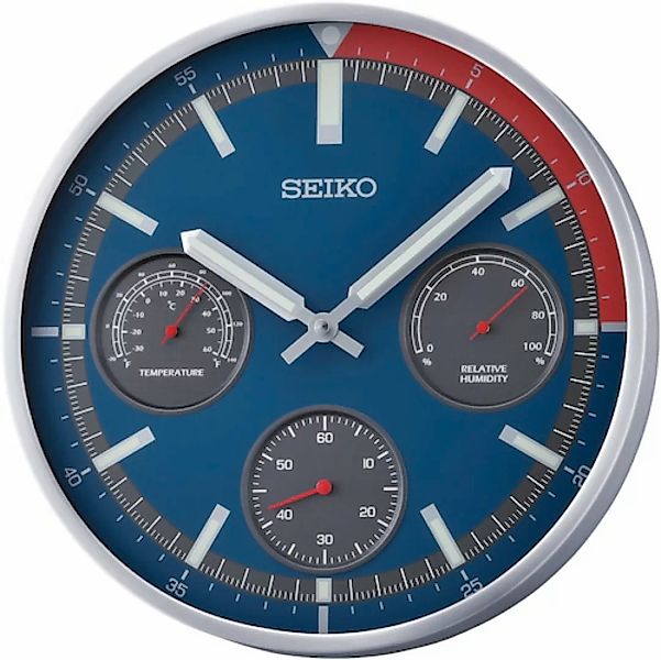 Seiko Wanduhr, Quarzuhr,Leuchtzeiger,Wohnzimmer,Esszimmer,Küche,Arbeitszimm günstig online kaufen