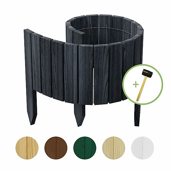 be4nature Palisade Rollborder Flexibler Holzzaun aus günstig online kaufen