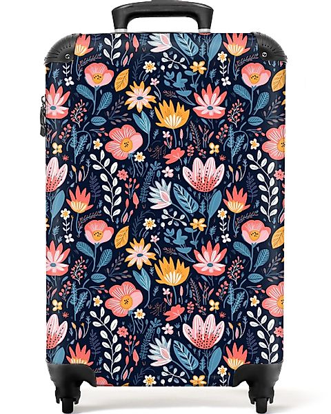 NoBoringSuitcases.com© Hartschalen-Trolley Blumen - Muster - günstig online kaufen