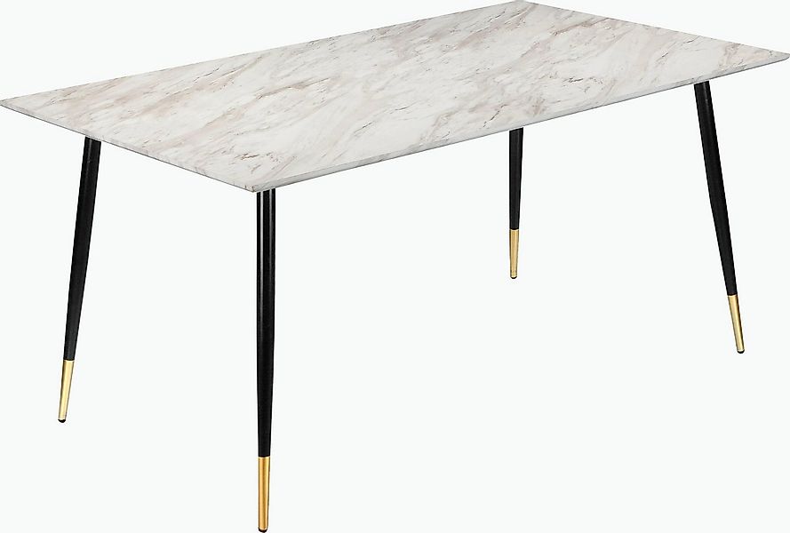 Leonique Esstisch Eadwine, Topseller! (1-St., OTTOs Choice), Gestell aus Me günstig online kaufen