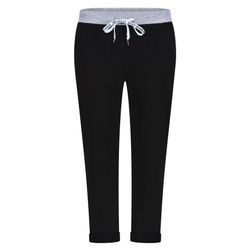 Mississhop Chinohose Damen Hose Blumen Jogginghose günstig online kaufen