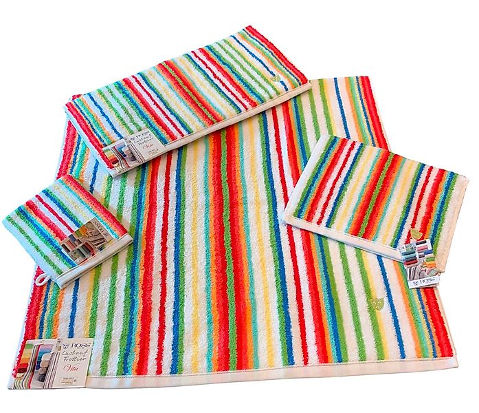ROSS Gästehandtücher Multicolor, Frottier (6-St), mit günstig online kaufen