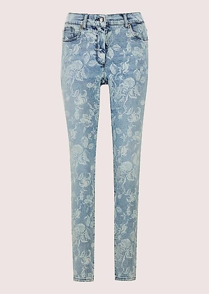 MADELEINE Regular-fit-Jeans "Jeans Schlanke Five-Pocket mit Unikat-Print" günstig online kaufen