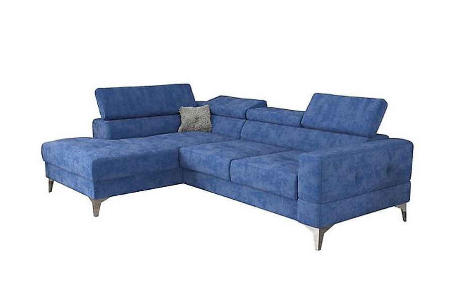 JVmoebel Ecksofa Couch Textil Wohnzimmer L-Form Türkis Möbel Sofas Türkis, günstig online kaufen