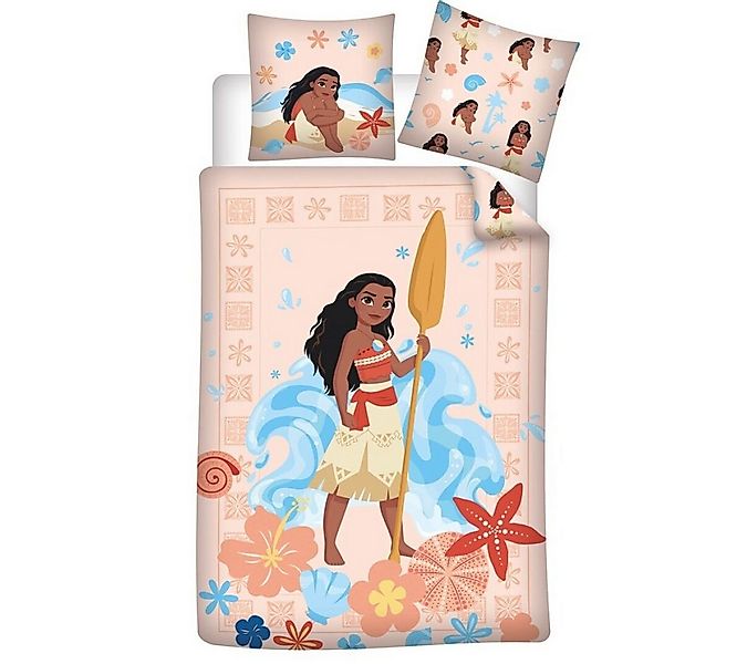 Disney Bettwäsche Disney Vaiana Kinder Bettwäsche 2tlg. Set 135-140x200 65x günstig online kaufen