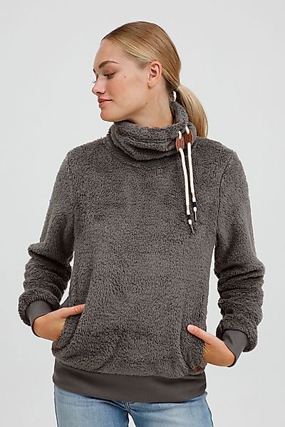 OXMO Fleecepullover OXAnniki Fleecepullover mit Stehkragen günstig online kaufen