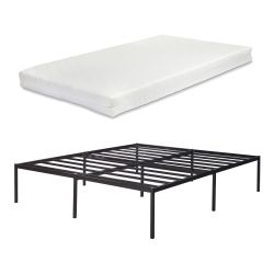 en.casa Metallbett, »Vårdö« mit Matratze 180 günstig online kaufen
